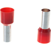 Штыревой втулочный изолированный наконечник KLR KTE 35-18 35мм2/L=18мм/Красный 1035018