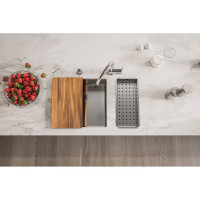 Мойка ALVEUS KOMBINO 10 SAT-90 180х400х144 мм, в комплекте с сифоном 1102384 1100233