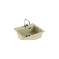 Мойка ALVEUS GRANITAL ATROx 30 TERRA - G22 590x500 1x в комплекте с сифоном 1132823 1131993