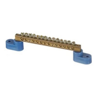 Нулевая шина DORI на 2-х угловых изоляторах 20 отверстий 45069