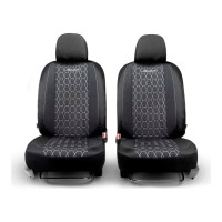 Авточехлы AUTOPROFI VERONA 15 предметов, чёрный/белый VER-1505 BK/WH