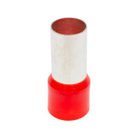Штыревой втулочный изолированный наконечник KLR KTE 95-25 95мм2/L=25мм/Красный 1095025