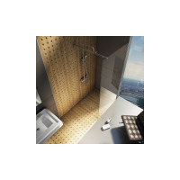Душевое ограждение Ravak Walk In-Wall-900х2000 профиль блестящий, стекло прозрачное, GW9W70C00Z1 00000054873