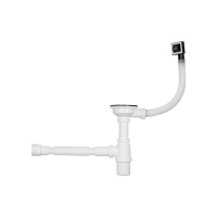 Комплект кухонная мойка из нержавеющей стали WISENT WS35848B/WGER019B/W405B
