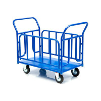 Платформенная тележка СТЕЛЛА-ТЕХНИК с бортами, 800x1200 мм КПО-500Т-125-И