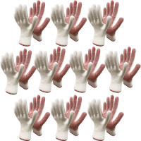 Рабочие перчатки Master-Pro® СПЕЦ, 10 пар, 10 класс вязки, ПВХ 3210-SP-10-PVC