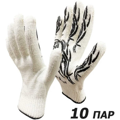 Рабочие перчатки Master-Pro® ТАТУ, 10 пар, 10 класс вязки 4310-Ta-10