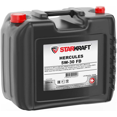 Синтетическое моторное масло STARKRAFT hercules 5w-30 fd HF2517020