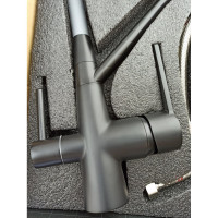 Смеситель для кухни Rainsberg с силиконовым гибким изливом, черный R603CK-5