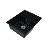 Кухонная мойка из искусственного гранита WISENT Антрацит MW650-26/WGER013