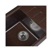 Кухонная мойка из искусственного гранита WISENT Кофе MW620-27/WGER013