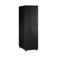 Шкаф TWT 19" Business, 22U 600x1000, черный, передняя дверь стекло, задняя дверь распашная металл CBB-22U-6x10-G1 TWT-CBB-22U-6x10-G1