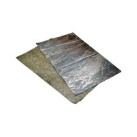 Базальтовый картон с фольгой BASFIBER 1000x600x6 мм, 3 шт., 1.8 м2, огнеупорный, 700C БИМ 6 2П-Ф