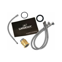 Смеситель для кухни  WISENT 4298 с подводкой питьевой воды (черный) W4298B