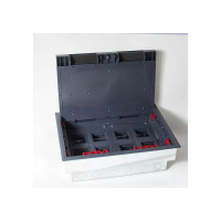 Люк на 8 постов SPL 45x45, металл/ пластик, с металлической коробкой, IP40 300009