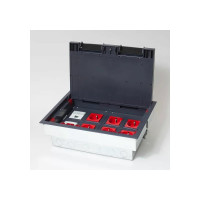Люк на 8 постов SPL 45x45, металл/ пластик, с металлической коробкой, IP40 300009