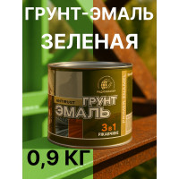 Грунт-эмаль 3 в 1 Радугамалер зеленая 0,9 кг 4650001275295