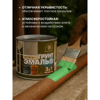 Грунт-эмаль 3 в 1 Радугамалер зеленая 10 кг 2000996555025