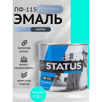 Краска атмосферостойкая Радугамалер STATUS ПФ-115 бирюзовая 1,8 кг 4650001278494