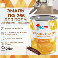 Краска для пола КР ПФ-266 красно-коричневая 0,9 кг 4610044291645