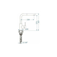 Смеситель для кухни ALVEUS ZEOS P MONARCH WHITE MATT 1136506