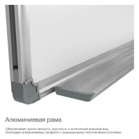 Двухэлементная магнитно-маркерная доска BoardSYS створка справа, 100x225 30ДЭ-225Фпр