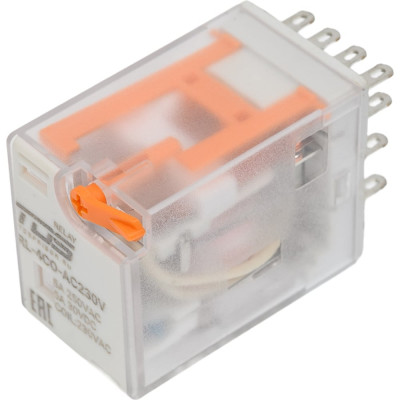 Катушка TDS Rl-4CO-AC230V-5 230В, ток коммутации 5А, 4 перекидных контакта 10 шт TDS16393