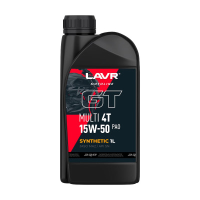 Моторное масло для мотоциклов GT STREET 4T 10W-40, 1 л LAVR Ln7725