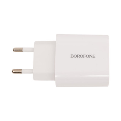СЗУ Borofone ba57a easy speed 3a, pd 20w (белый) 0L-00051173