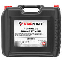 Синтетическое моторное масло нового поколения STARKRAFT hercules 10w-40 fdx-hd, 20 л XF2630020