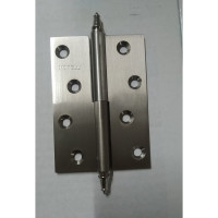 Латунная петля с коронкой MORELLI MB 100x70x3 SN R C -N правая, белый никель 9010229