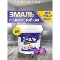 Краска акриловая универсальная Радугамалер желтая 0,9 кг 4630018081683