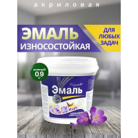 Краска акриловая универсальная Радугамалер зеленая 0,9 кг 4630018081713