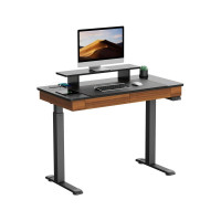 Стол для компьютера EUREKA электрическая регулировка по высоте, 2 ящика ERK-ED-I47-WN