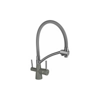 Кухонный смеситель WISENT с подводкой питьевой воды (Грей) W4855-29-9