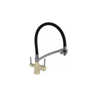 Кухонный смеситель WISENT с подводкой питьевой воды (Крем) W4855-30-2