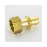 Аксиальная муфта Uni-Fitt-В 16x1/2" с накидной гайкой, плоской прокладкой 754G6200