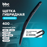Щетка стеклоочистителя гибридная, 400 мм BiBiCare 4932