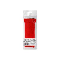 Хомут-липучка (стяжка) Pro Legend 150х12 мм, 10 шт., красный PL9605