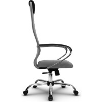 Кресло МЕТТА su-b-10, подлокотники 131, основание 003, светло-серый/светло-серый z312467888