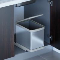 Система сортировки мусора ALVEUS Albio 10 1x16л, серый пластик/нержавеющая сталь 227980