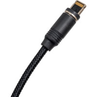 Usb кабель Hoco u76 fresh lightning 8-pin, 2.4а, магнитный, 1.2м, нейлон (черный) 0L-00045105