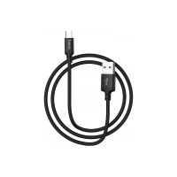 Usb кабель Hoco x14 times speed microusb, 2м, нейлон (черный) 0L-00044970
