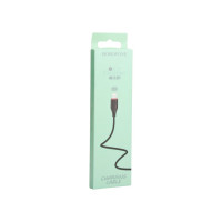 Usb кабель Borofone bx17 enjoy lightning 8-pin, 1м, pvc, черный 0L-00043159