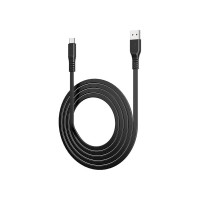 Usb кабель Borofone bx23 wide power type-c, 1м, 3a, pvc, черный 0L-00051125