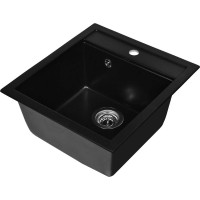 Мойка для кухни из искусственного камня WISENT оникс 500x450x220 (беларусь) MW450-25/WGER013