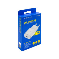 Сетевое зарядное устройство Borofone ba48a orion 1xusb, 2.1а, белый 0L-00049115