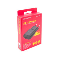 Сетевое зарядное устройство Borofone ba48a orion 1xusb, 2.1а, черный 0L-00049114