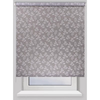 Рулонная штора PRAKTO PRINT 140x175 см Луговые травы, серый 9403217780