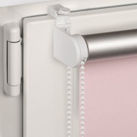 Рулонная штора PRAKTO BLACKOUT SILVER 95x160 см, розовый 9403219752